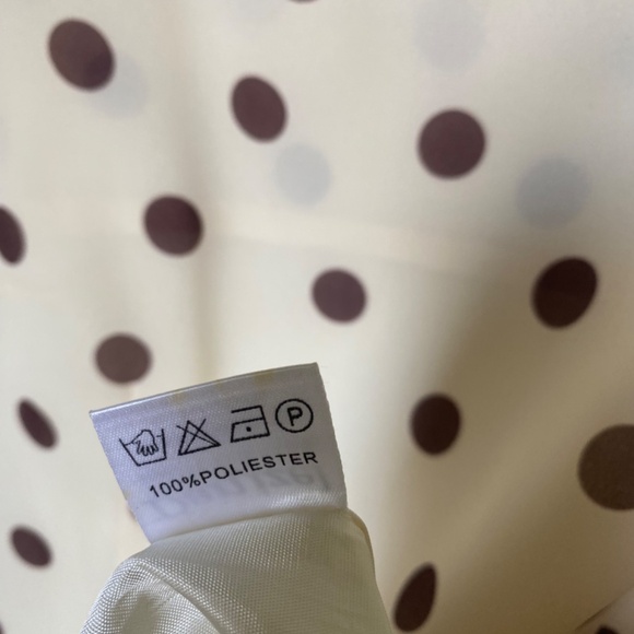 Danizel dress in cream with brown dots; EU size 44 - Picture 6 of 6